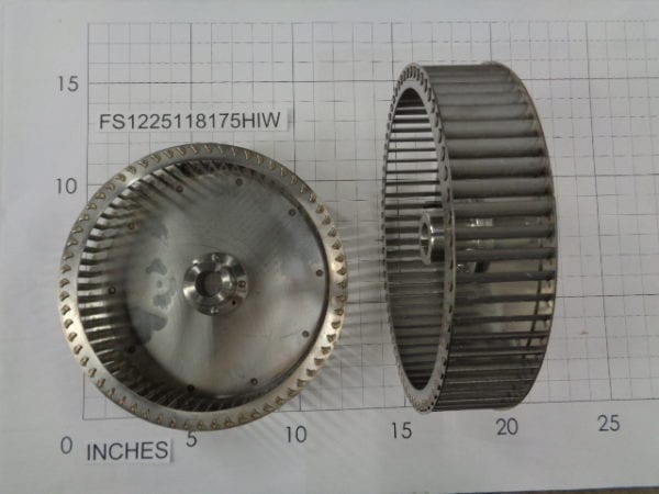 Blower Wheel Stainless Steel